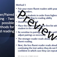 Teaching and Assessing Fluency- Training PowerPoint PDF for Teaching Staff - thumbnail 3 of 5