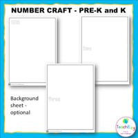 Colour, Cut & Paste Fun! | Numerals 1–10 Activity Pack Preschool and Kindergarten - thumbnail 4 of 4