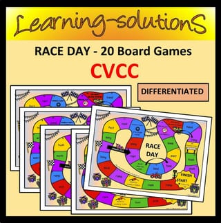 CVCC - 20 Board Games - RACE DAY - Differentiated - image 1 of 1