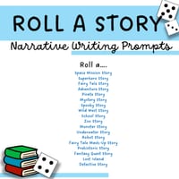 ROLL A STORY Narrative Writing Prompts for Literacy Writing Centres Rotations - thumbnail 3 of 3