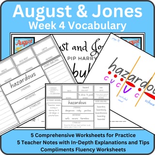Stage 3: NESA Unit 5: August & Jones 4 Week Vocabulary Bundle - image 5 of 5