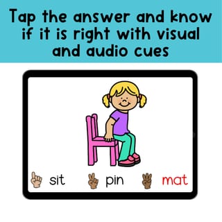 Science of Reading Interactive Phonics Blending and Decoding Task Cards - SATPIN - image 3 of 4