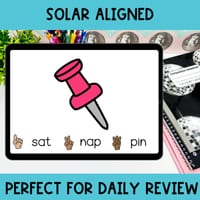 Science of Reading Interactive Phonics Blending and Decoding Task Cards - SATPIN - thumbnail 2 of 4