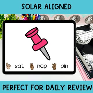 Science of Reading Interactive Phonics Blending and Decoding Task Cards - SATPIN - image 2 of 4