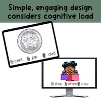Science of Reading Interactive Phonics Blending and Decoding Digraphs & Soft G/C - thumbnail 4 of 4