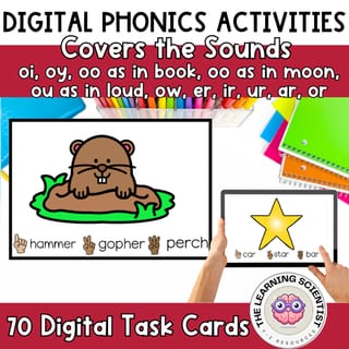 Science of Reading Phonics Blending & Decoding Diphthongs & R Controlled Vowels - image 1 of 4