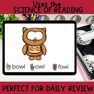 Science of Reading Phonics Blending & Decoding Diphthongs & R Controlled Vowels - image 2 of 4