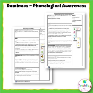 Phoneme Dominoes – Phonological Awareness Game - image 2 of 4