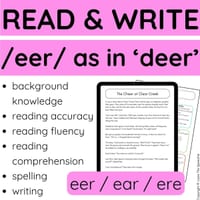 /eer/ Sound Reading & Writing (eer, ear, ere) | Science of Reading & Australian - thumbnail 1 of 4