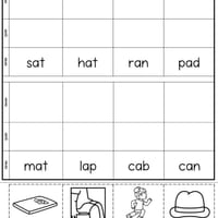 CVC Words - Cut, Read, Paste and Spell Worksheet Package - thumbnail 6 of 6