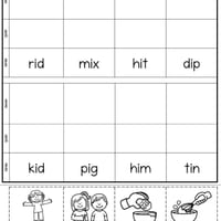 CVC Words - Cut, Read, Paste and Spell Worksheet Package - thumbnail 3 of 6