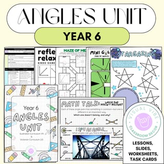 Years 3-6 Differentiated Angles Unit | Growing Bundle | Australian Curriculum Visual Vibe - image 5 of 8