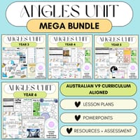 Years 3-6 Differentiated Angles Unit | Growing Bundle | Australian Curriculum Visual Vibe - thumbnail 1 of 8