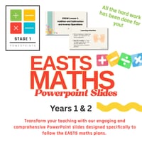 Stage 1 EAST Maths  - RWN14 &GM6 | Lessons 1-4 Bundle