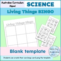 Living Things Bingo | Foundation - Year 3 Science Game | 20 unique cards | Australian Curriculum - thumbnail 4 of 4