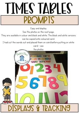 Times Tables Resource Pack - image 4 of 5