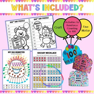 100 Days of School Celebration Activities | Prep/Foundation Printable Pack - image 3 of 4