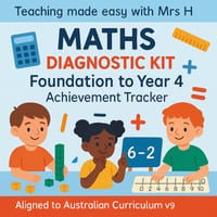 Maths Diagnostic Kit | Foundation to Year 4 | AC v9 Aligned Achievement Tracker - thumbnail 1 of 7