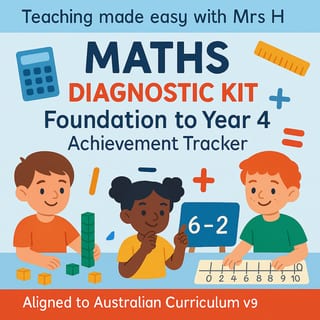 Maths Diagnostic Kit | Foundation to Year 4 | AC v9 Aligned Achievement Tracker - image 1 of 7