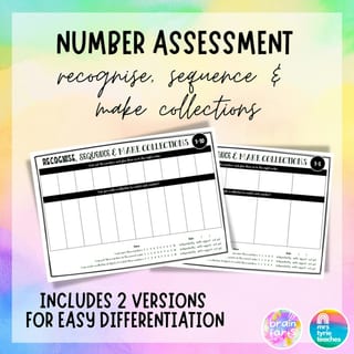 Number Assessment: Recognise, Sequence & Make Collections to 5 and 10 - image 1 of 1
