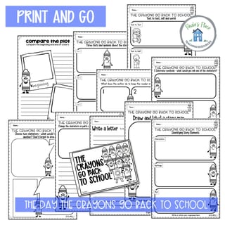 The Crayons Go Back To School - image 5 of 5