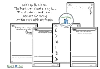Spring Writing Resource - image 6 of 7