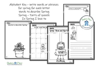Spring Writing Resource - image 3 of 7