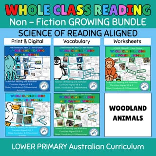 SCIENCE OF READING COMPREHENSION PACK: ANIMALS - GROWING BUNDLE - image 1 of 5