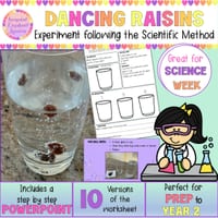 Dancing Raisins Science Experiment | Scientific Method Activity for Kids | STEM Investigation Prep-2 - thumbnail 1 of 4
