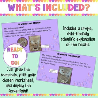 Dancing Raisins Science Experiment | Scientific Method Activity for Kids | STEM Investigation Prep-2 - image 4 of 4