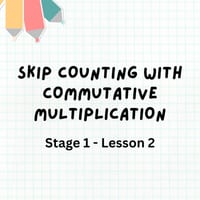 Stage 1 EASTS Maths - RWN19 | Lesson 1 & 2 | Understanding Commutative Property with Arrays - thumbnail 3 of 3