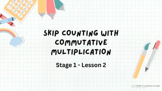 Stage 1 EASTS Maths - RWN19 | Lesson 1 & 2 | Understanding Commutative Property with Arrays - image 3 of 3