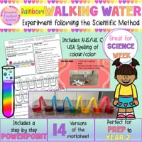 Rainbow Walking Water Science Experiment | Scientific Method Activity | STEM Investigation Prep-2