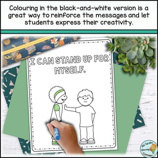 Anti-Bullying Posters and Colouring Pages - image 3 of 4