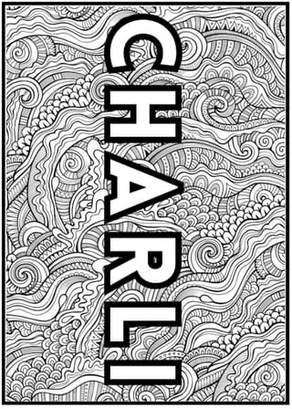 Mindfulness Zentangle Colouring Name Posters Fully Editable Grades 3-6 - image 5 of 6