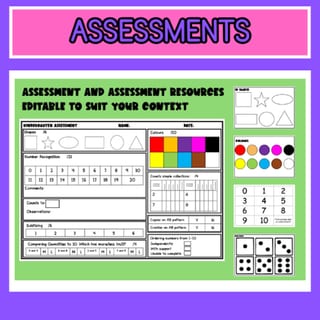 Early Years Maths Bundle | Themed Hands-On Activities & Editable Assessment AUS - image 2 of 5