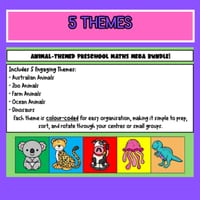 Early Years Maths Bundle | Themed Hands-On Activities & Editable Assessment AUS - thumbnail 3 of 5