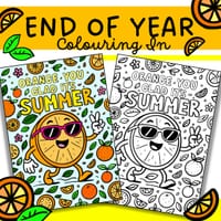 END OF YEAR COLOURING IN PAGE ACTIVITY - thumbnail 1 of 2