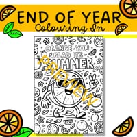 END OF YEAR COLOURING IN PAGE ACTIVITY - thumbnail 2 of 2