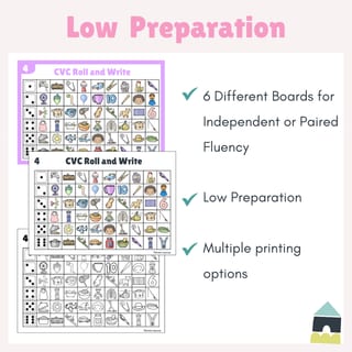 Encoding CVC Words | Roll and Write | SOR | Foundation Australian Curriculum V9 - image 2 of 4