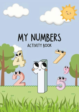 Numbers activity book 1-10 - image 1 of 6