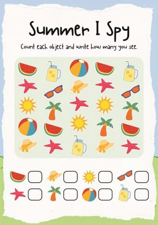 Numbers activity book 1-10 - image 3 of 6