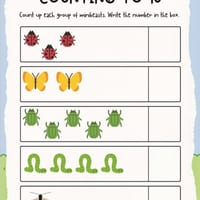 Numbers activity book 1-10 - thumbnail 5 of 6