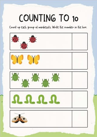 Numbers activity book 1-10 - image 5 of 6