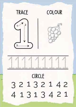 Numbers activity book 1-10 - image 2 of 6