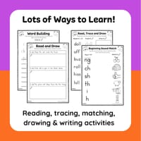 Phonics Activity Booklets Levels 1-10 | FIRST YEAR OF PHONICS | Blending CVC, CCVC, CVCC words - thumbnail 5 of 5