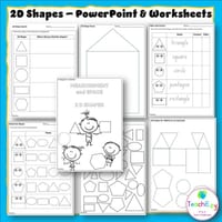 2D Shapes PowerPoint & Worksheets | Kindergarten & Foundation | Australian & NSW Curriculum - thumbnail 4 of 4