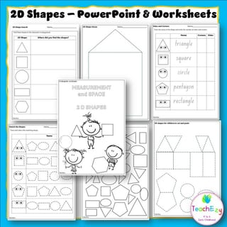 2D Shapes PowerPoint & Worksheets | Kindergarten & Foundation | Australian & NSW Curriculum - image 4 of 4
