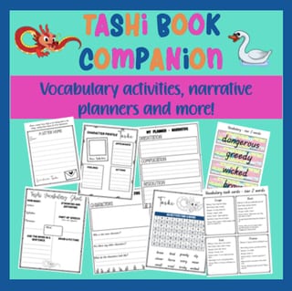 Tashi Book Companion Vocabulary Activities and Narrative Planner - image 1 of 7