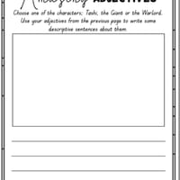 Tashi Book Companion Vocabulary Activities and Narrative Planner - thumbnail 3 of 7